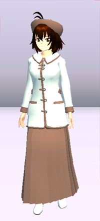 樱花校园模拟器便服秋2衣服 女性便服:秋2服装介绍