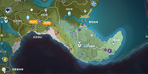 原神未归的熄星誓言岬的星光陨星碎屑位置图解