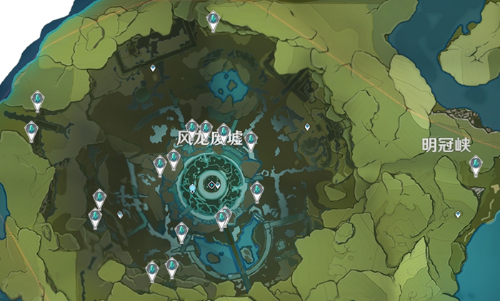 原神水晶块分布