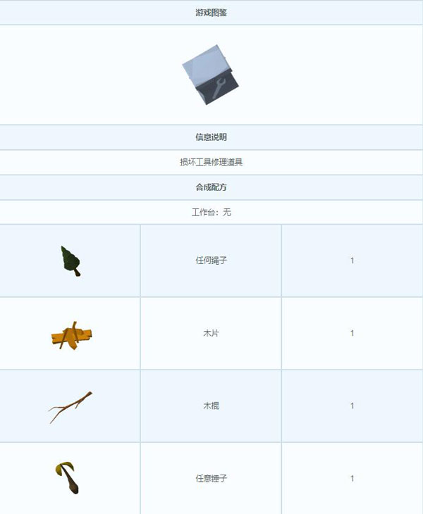 艾兰岛基础修理工具箱