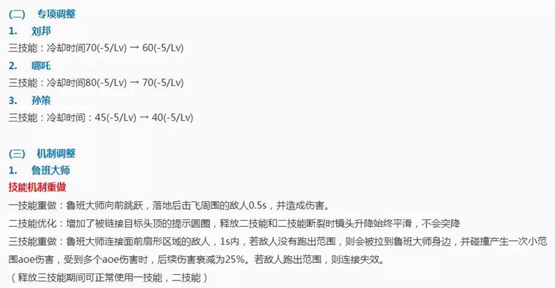 王者荣耀1月14日大版本更新