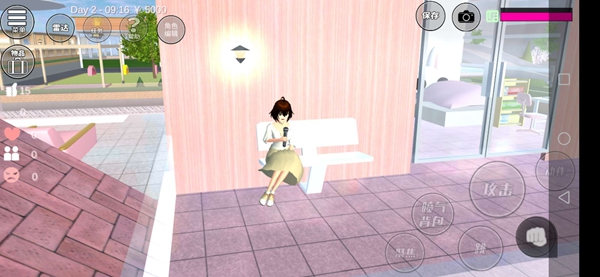 樱花校园模拟器粉白色别墅