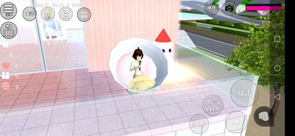 樱花校园模拟器粉白色别墅