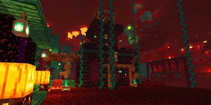 我的世界下界前哨站建筑教程 再也不怕怪物侵犯