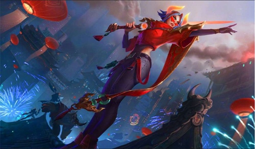 英雄联盟手游福牛守护者皮肤原画