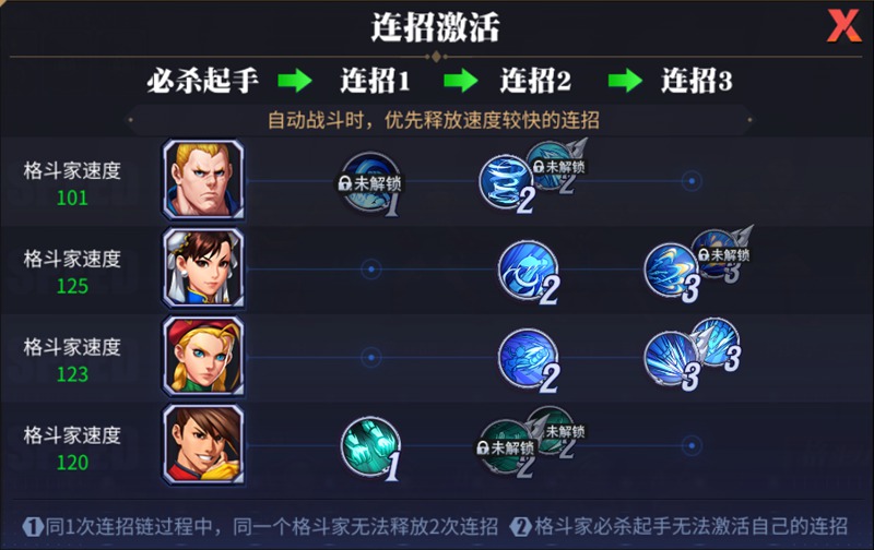 街霸对决风队推荐