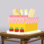 迷你世界微缩模型怎么做 五周年蛋糕制作教程