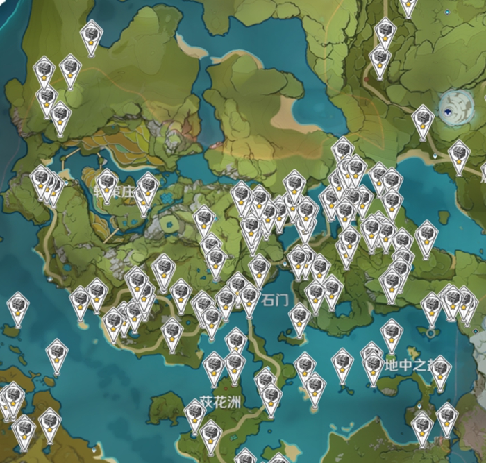 原神普通宝箱位置