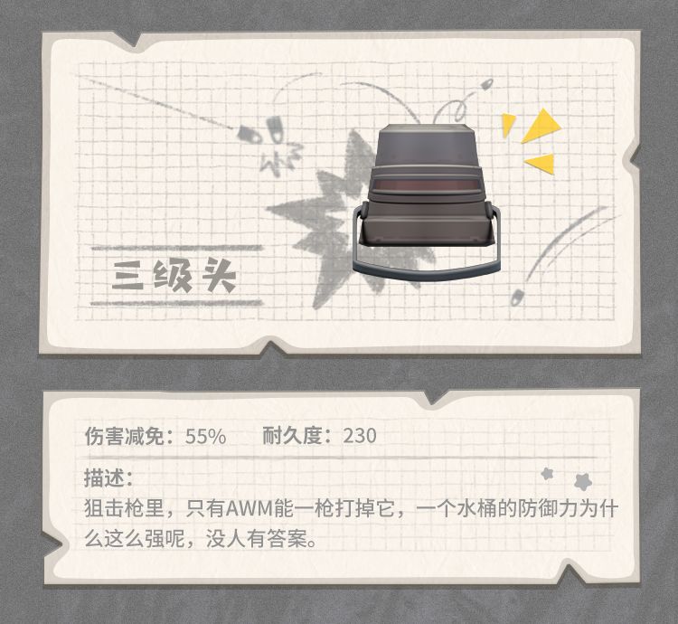 香肠派对三级头怎么样 香肠派对三级头护甲装备图鉴
