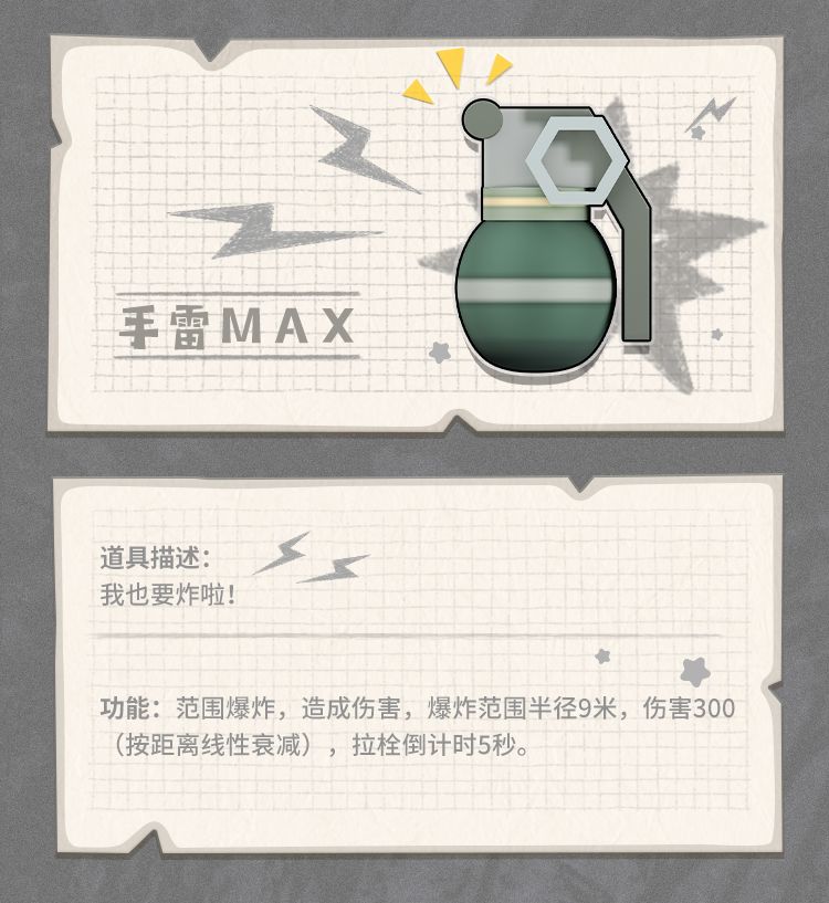 香肠派对手雷MAX怎么样 香肠派对手雷MAX投掷道具介绍