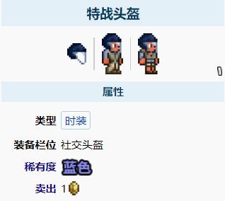 泰拉瑞亚特战头盔