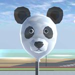 气球:熊猫