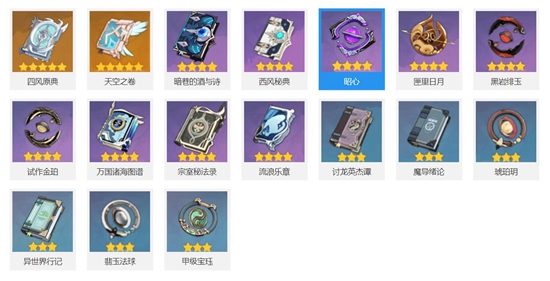 原神装备排行榜 原神武器选择攻略