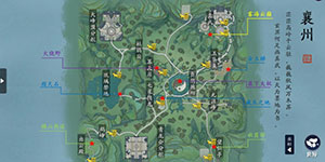 天涯明月刀手游襄州胜景录详解 天刀手游襄州拍照地点坐标详解