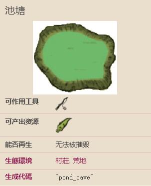 饥荒洞穴池塘