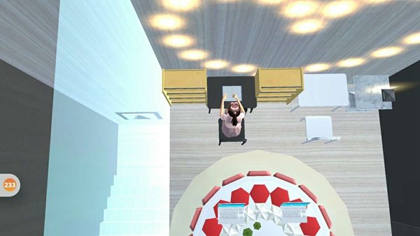 樱花校园模拟器黑白色系海景房