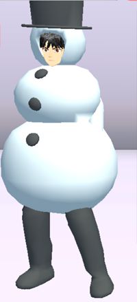 樱花校园模拟器雪人