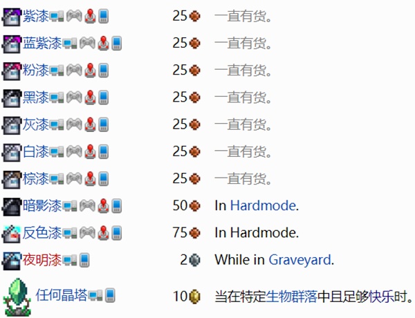 泰拉瑞亚油漆工