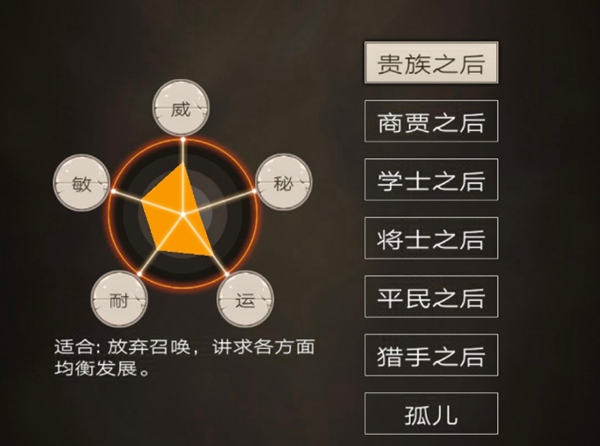 不朽之旅贵族职业分析