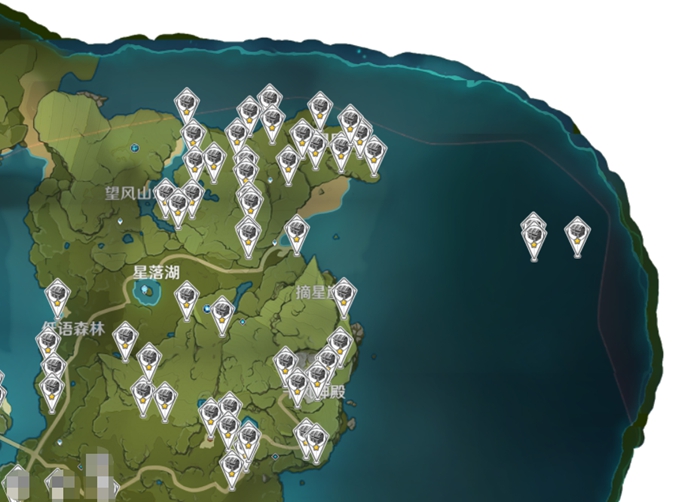 原神普通宝箱位置