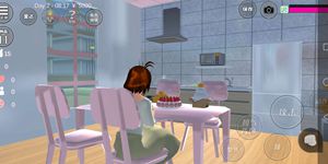 樱花校园模拟器粉白色别墅 房子建设展示