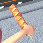 樱花校园模拟器烤鸡肉配葱段