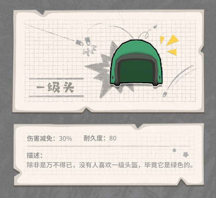 香肠派对一级头怎么样 香肠派对一级头护甲装备图鉴