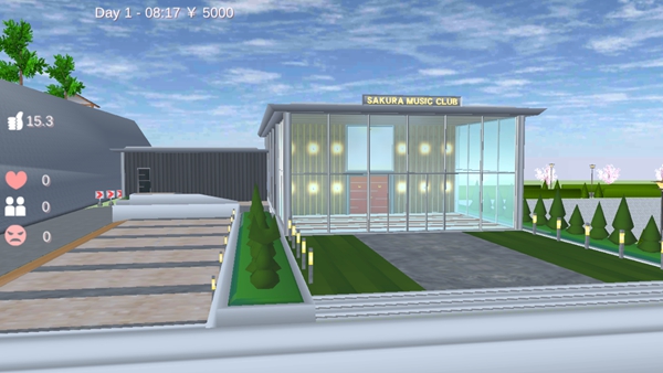 樱花校园模拟器live house位置