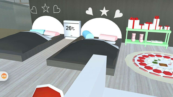 樱花校园模拟器黑白色系海景房