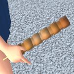 樱花校园模拟器烤鸡肉配巧克力酱