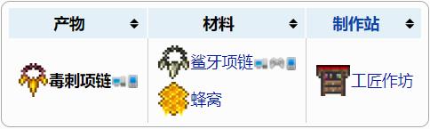 泰拉瑞亚毒刺项链