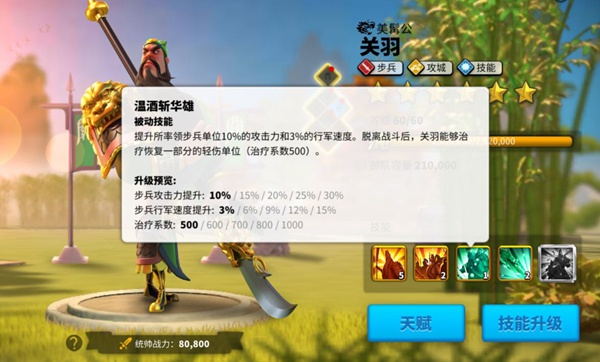 万国觉醒关羽三技能