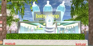 樱花校园模拟器外国大佬建筑分享 babyshop婴儿店建筑存档介绍