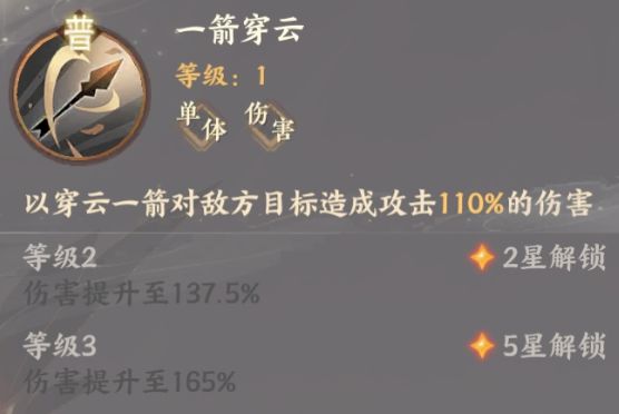 忘川风华录霍去病普通技能