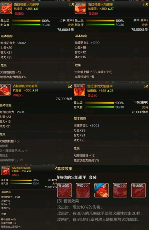 DNF手游狂战士装备