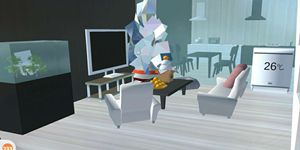 樱花校园模拟器黑白色系海景房 房子建设展示