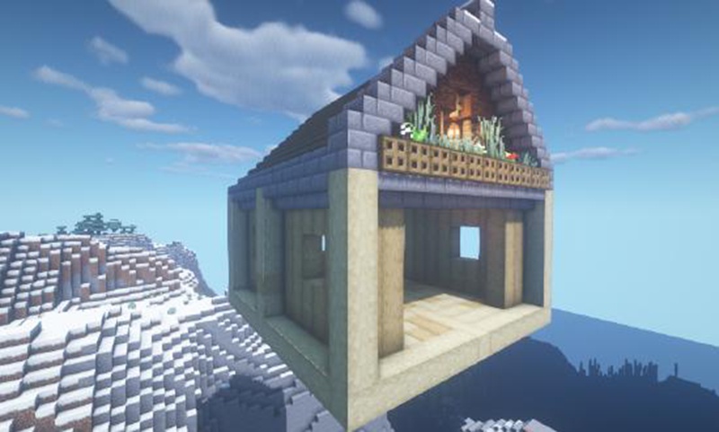 我的世界空中小木屋