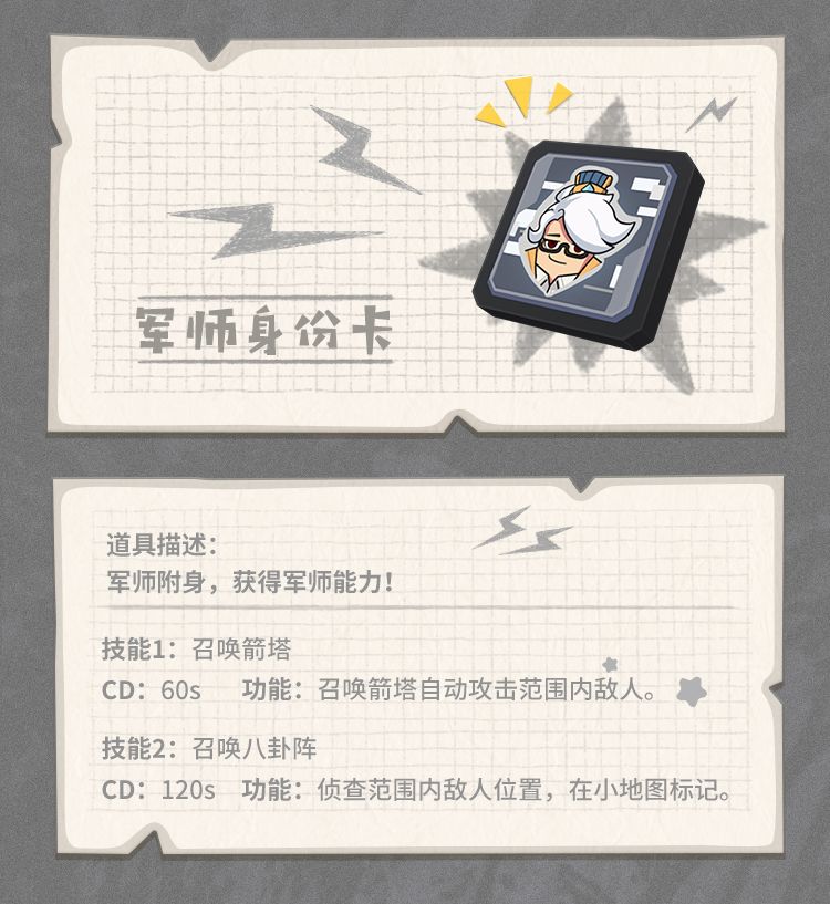 香肠派对军师身份卡怎么样 香肠派对军师身份卡图鉴