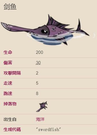 饥荒海难剑鱼