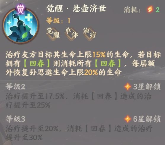 忘川风华录孙思邈觉醒技能