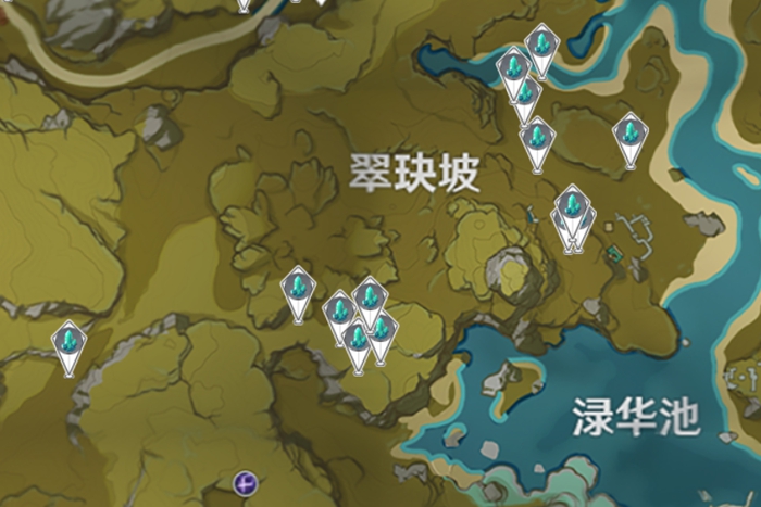 原神水晶块分布