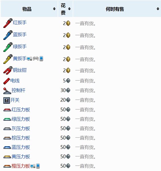 泰拉瑞亚机械师