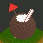 迷你世界微缩模型怎么做 清凉椰子汁制作教程