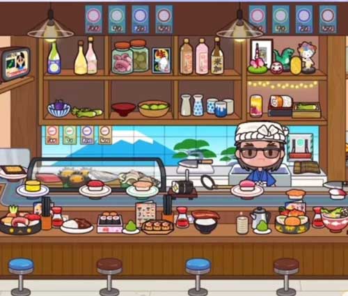 米加小镇世界寿司店