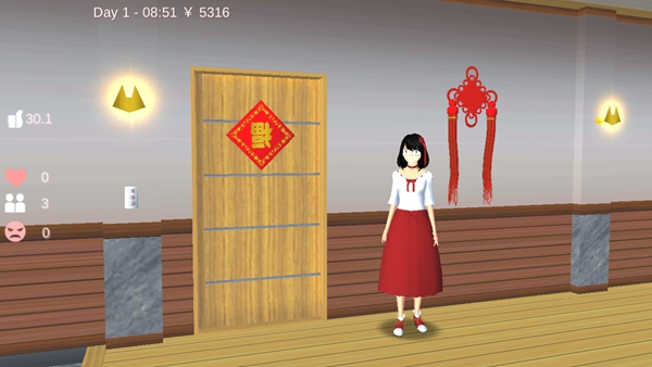 樱花校园模拟器春节