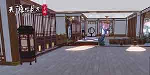 天涯明月刀手游家园二维码分享 Q区五级零氪室内家园数据