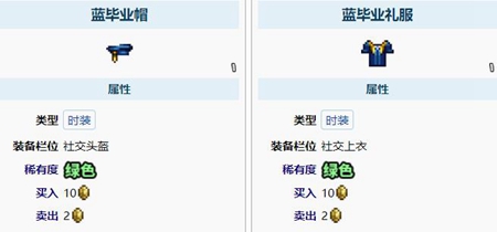 泰拉瑞亚蓝毕业套装
