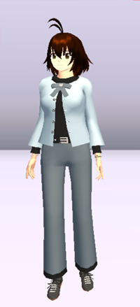 樱花校园模拟器便服春3衣服 女性便服:春3服装介绍