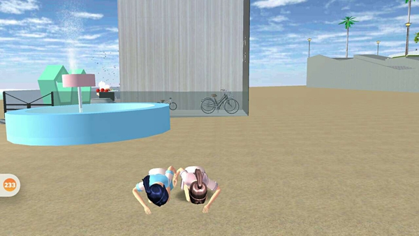 樱花校园模拟器黑白色系海景房