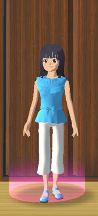 樱花校园模拟器便服夏2衣服 女小学生便服:夏2服装介绍